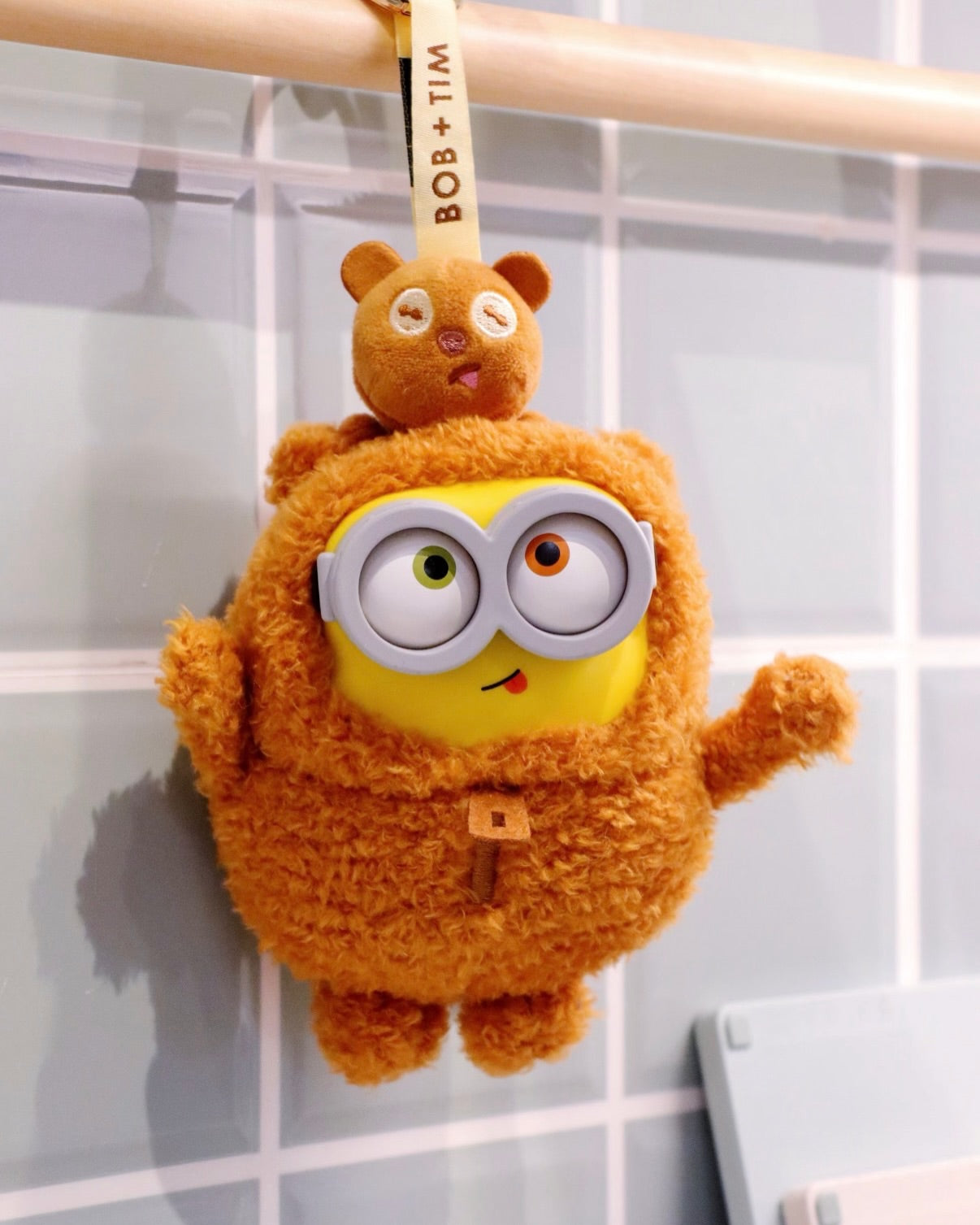BOB&TIM小小兵好朋友在一起系列搪膠毛絨掛件盲盒