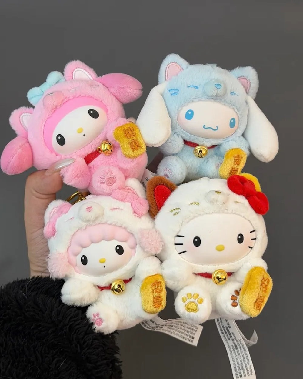 TOPTOY 三麗鷗家族 招財貓 毛絨掛件 系列盲盒